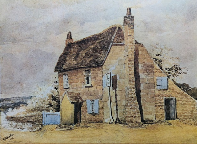 The Bat & Ball Inn, Hambledon, by Goddard Frederick Gale 1879
